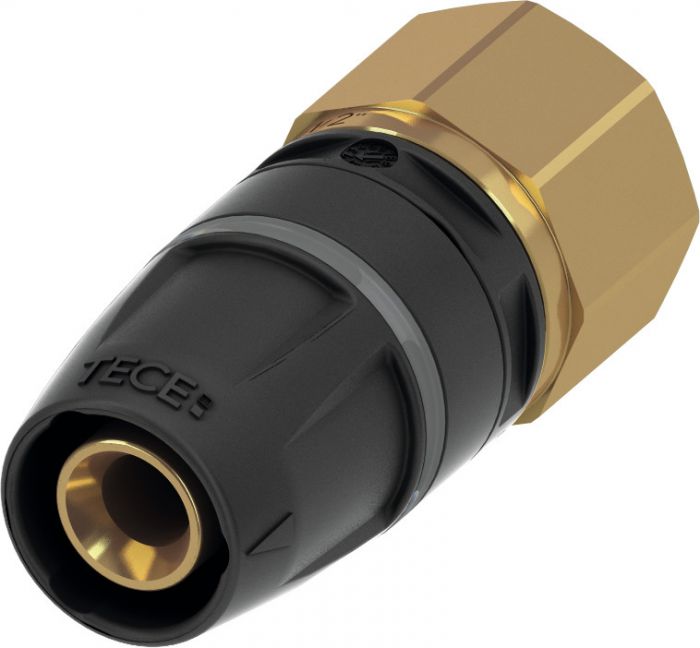 Mufa mosiądz standard przejściowa połączenie wtykowe typ "push" TECElogo 20 mm x 3/4" GW
