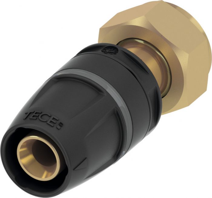 Śrubunek płaskouszczelniony z mosiądzu standard 16 mm x 1/2" TECE TECElogo | 8630201