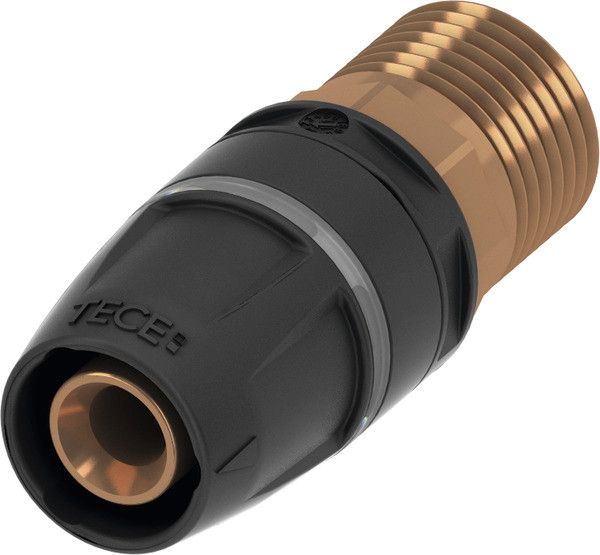 Nypel brąz przejściowy połączenie wtykowe typ "push" TECElogo 63 mm x GZ 2"