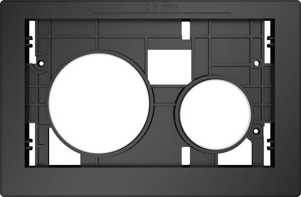 Płytka uruchamiająca TECE TECEloop z przyciskami spłukującymi do WC biały mat 208 x 136 mm | 9240618