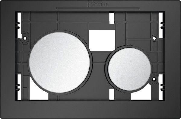 Płytka uruchamiająca TECE TECEloop z przyciskami spłukującymi do WC przyciski chrom matowy 208 x 136 mm | 9240665