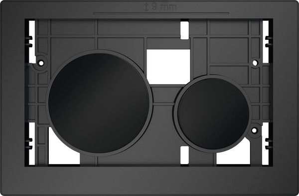 Płytka uruchamiająca TECE TECEloop z przyciskami spłukującymi do WC przyciski czarne 208 x 136 mm | 9240667