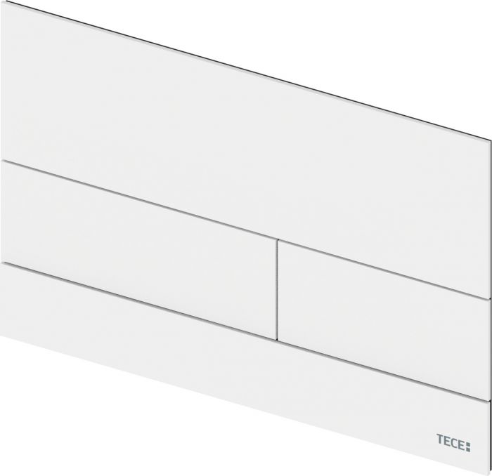 Przycisk spłukujący TECE TECEsquare II podwójny do WC z metalu biały mat 220 x 150 x 3 mm | 9240834