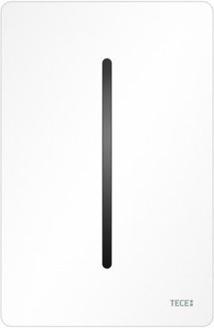 Przycisk spłukujący TECE TECEfilo-solid do pisuaru U2 stal nierdzewna szczotkowana biały mat 98 x 150 x 6 mm | 9242073