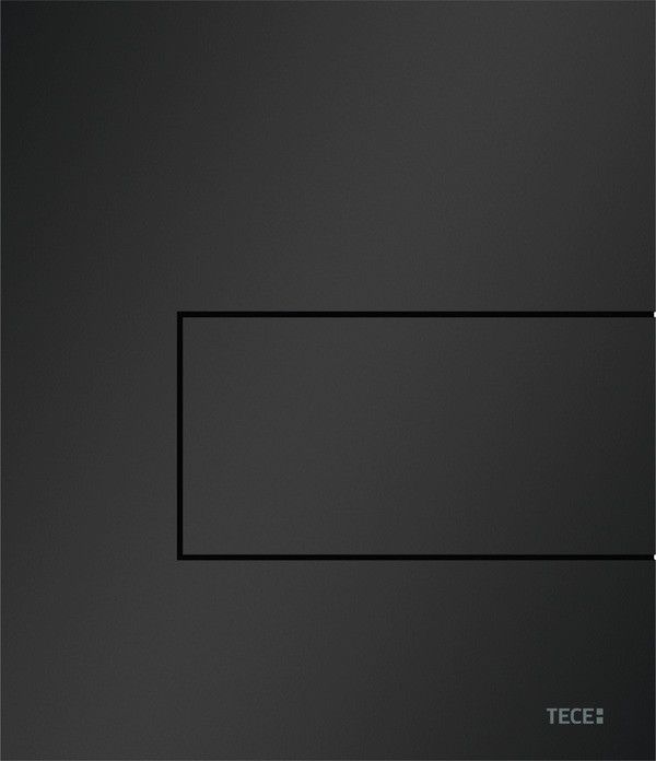 Przycisk spłukujący TECE TECEsquare pojedynczy do pisuaru stal szczotkowana czarny mat 144 x 124 x 2 mm  | 9242813 #2
