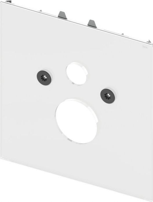 Obudowa dolna standardowego WC TECElux 430  x 446  x 16 mm szkło czarna