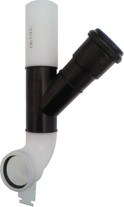 Kolano do odciągu zapachów spustowe 45° TECE TECEprofil | 9820127