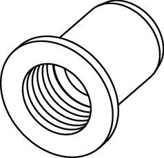 Nito-nakrętka z gwintem M12 TECE TECEprofil | 9820071