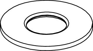 Uszczelka  do zaworu A3 spłuczki Octa  TECE TECEprofil  | 9820161