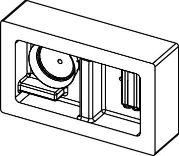 Szablon do TECEbase styropianowy z wkrętami TECE | 9820243