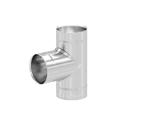 Trójnik 93º stalowy SW316L DN150
