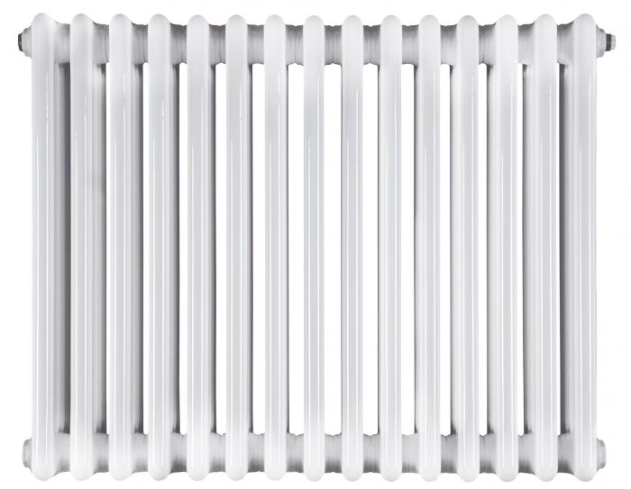 Grzejnik dekoracyjny żeberkowy Tubus 4 TUB4-100/17V 2304 W 804 x 1000 x 171 mm C35 white silk przyłącze V  | TUB410017V