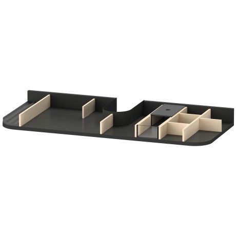 Organizer do szafek o szerokości 1000 mm wewnętrzny maple z wycięciem na syfon DURAVIT | UV975207878