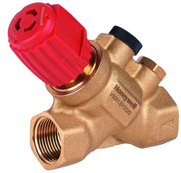 Zawór odcinający skośny Kombi-S V5001SY2032 1 1/4" GW PN 16 Kvs 2