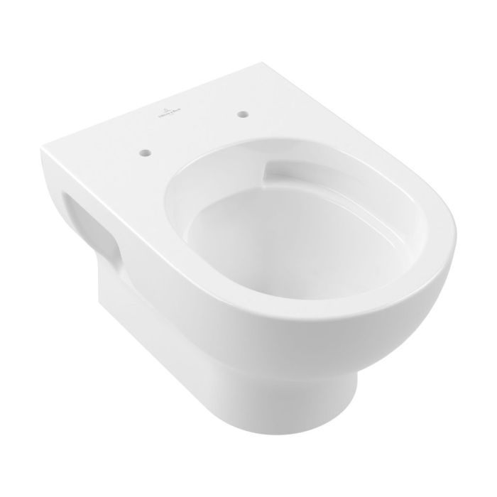 Miska WC wisząca z powłoką AntiBac CeramicPlus VILLEROY & BOCH O.novo bez kołnierza wirowa TwistFlush 36 x 52 cm weiss alpin  | 5C39C0T2