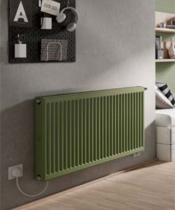 Grzejnik konwektorowy kompaktowy x-flair Profil-V 2654 W 600 x 100 mm RAL 9016 biały przyłącze dolne 50mm lewe | FTV2L0601601L1K