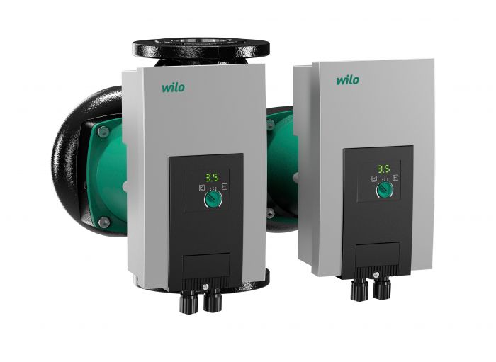 Pompa obiegowa bezdławicowa podwójna z przyłączem kołnierzowym, silnikiem EC  WILO Yonos MAXO-D 65/0,5-12 650 W 230 V | 2120670