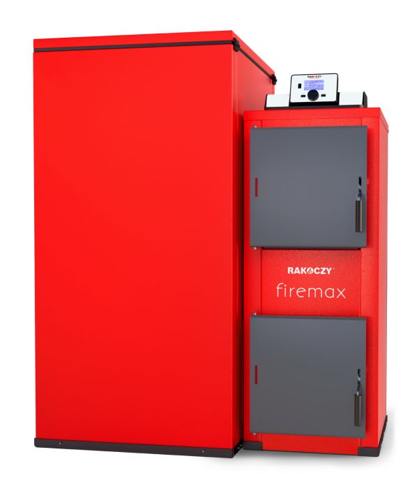 Kocioł na paliwo stałe na pellet 15 kW RAKOCZY FIREMAX 300 PLUS | KFM15PLUS300L