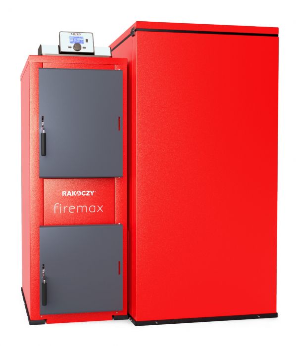 Kocioł na paliwo stałe na pellet 25 kW RAKOCZY FIREMAX 300 PLUS | KFM25PLUS300P