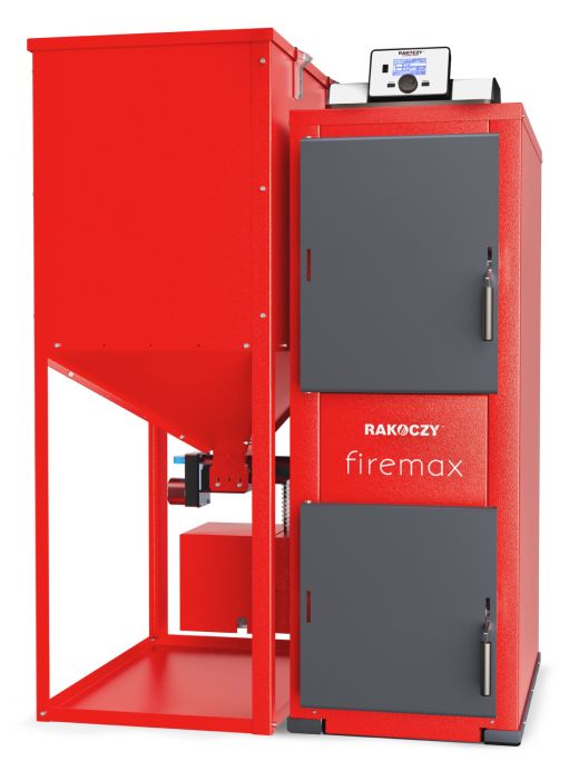 Kocioł na paliwo stałe na pellet 15 kW RAKOCZY FIREMAX 190 PLUS | KFM15PLUS190P
