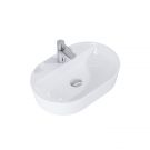 Umywalka ceramiczna ROCA Babette blatowa owalna 612 x 412 x 135 mm ceram white  | RE040620018060