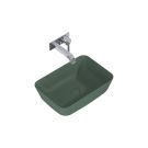 Umywalka ceramiczna ROCA Reni nablatowa 455 x 325 x 135 mm forest green matt  | RE040460037010
