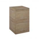Komoda 400 x 449 x 635 mm dąb canela 1 drzwiczki, do kompletowania z uchwytami (sprzedawanymi osobno) ROCA Look 40 1D | RE080400027050