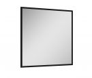Lustro 800 x 800 mm black matt ROCA Rama | RE060800020560