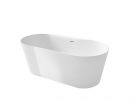Wanna Stonex owalna wolnostojąca ROCA RAINA 1590 790 x 590 mm biała  | A248466000