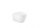 Miska WC wisząca ROCA ONA Rimless 36 x 53 cm biała z deską wolnoopadającą duroplast  | A34H688000