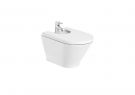 Bidet ceramiczny montaż na stelażu lub do ściany ROCA GAP ROUND podwieszany Round 35.5 x 44 x 54 cm biały  | A3570N6000