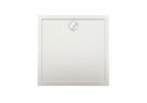 Brodzik konglomeratowy STONEX kwadratowy 90 x 90 x 3.5 cm ROCA AERON biały zawiera syfon PD5000165  | A276281100