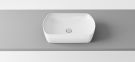 Umywalka ceramiczna RAVAK VITALLE LUKKA OVAL nablatowa owalna 500 x 310 x 125 mm  | 31745011121000VL / GPXRC00005