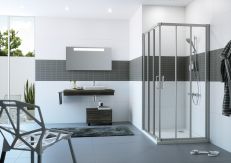 Kabina narożna kwadratowa HUPPE Classics 2 E3 800/800 800 x 1900 mm biała szkło hartowane przezroczyste  | C21101055321