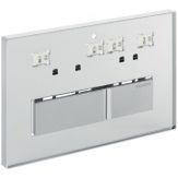 Przycisk uruchamiający GEBERIT Sigma50 prostokątny przedni, uniwersalny do spłuczek UP320 246 x 164 x 14 mm  | 115788001