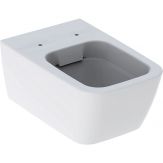 Miska WC ceramiczna GEBERIT iCon Square wisząca Rimfree z ukrytymi mocowaniami 35 x 54 cm biała  | 201950000