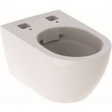 Miska wisząca ceramiczna GEBERIT AquaClean Tuma do desek myjących AquaClean Tuma, ukryte mocowania 35 x 55.3 x 34 cm biała z powłoką KeraTect  | 243308111