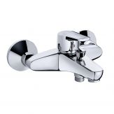 Bateria wannowo-natryskowa ścienna KLUDI VITALLE VISE 1-uchwytowa 2-otworowa mosiężna chrom  | 376820590