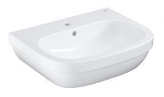 Umywalka ceramiczna GROHE Euro Ceramic 60 wisząca owalna z otworem z przelewem 595 x 482 mm biel alpejska  | 39335000