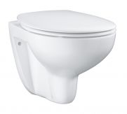 Miska WC ceramiczna wisząca GROHE Bau Ceramic z deską wolnoopadającą 36.8 x 53.1 cm biel alpejska deska wolnoopadająca  | 39351000