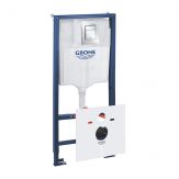 Stelaż do WC GROHE Rapid SL 5w1 w komplecie: stelaż+Fresh+przycisk Skate Cosmopolitan S(MAŁY)+kątowniki+podkładka wygłuszająca (38528+38796+37535000+3855800M+37131)  | 39500000