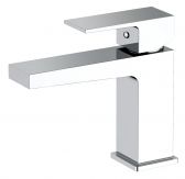 Bateria umywalkowa stojąca BRASS & FITTINGS VITALLE SPELLO 1-uchwytowa 1-otworowa mosiężna chrom w komplecie: węże przyłączeniowe elastyczne G 3/8 x 450 x M10 x1  | 3950303300