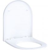 Deska sedesowa wolnoopadająca wypinana GEBERIT Acanto z powłoką KeraTect biała  | 500605012