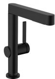 Bateria umywalkowa stojąca 2jet HANSGROHE Finoris 230 1-uchwytowa 1-otworowa czarna mat z wyciąganą wylewką  | 76063670