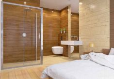 Drzwi suwane 1-częściowe ze stałym segmentem HUPPE ena 2.0 1200 x 1900 mm srebrne połysk szkło hartowane przezroczyste z powłoką Anti-Plaque  | 140402069322