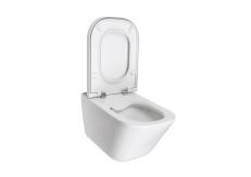 Miska WC wisząca ROCA GAP SQUARE Rimless 35 x 54 cm biała  | A34647L000
