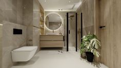 Drzwi wahadłowe 1-skrzydłowe z polem stałym KERMI ŁAZIENKI VITALLE NOLA strona prawa 800 x 2000 mm czarne soft szkło hartowane ESG 5 mm przezroczyste z powłoką CADAclean  | VN1GR080203PK