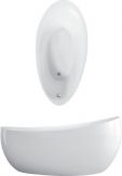 Wanna Quaryl wolnostojąca VILLEROY & BOCH WELLNESS Aveo New Generation 1900 950 mm biała z zestawem odpływowym  | UBQ194AVE9W1V01