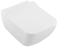 Miska WC wisząca VILLEROY & BOCH Venticello Combi-Pack bez kołnierza DirectFlush 37.5 x 56 cm weiss alpin z deską sedesową SlimSeat z QuickRelease  SoftClosing  | 4611RS01