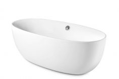Wanna akrylowa owalna wolnostojąca ROCA VIRGINIA 1700 800 mm biała  | A24T438000